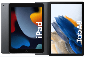 iPad 2021 und Samsung Tab A8
